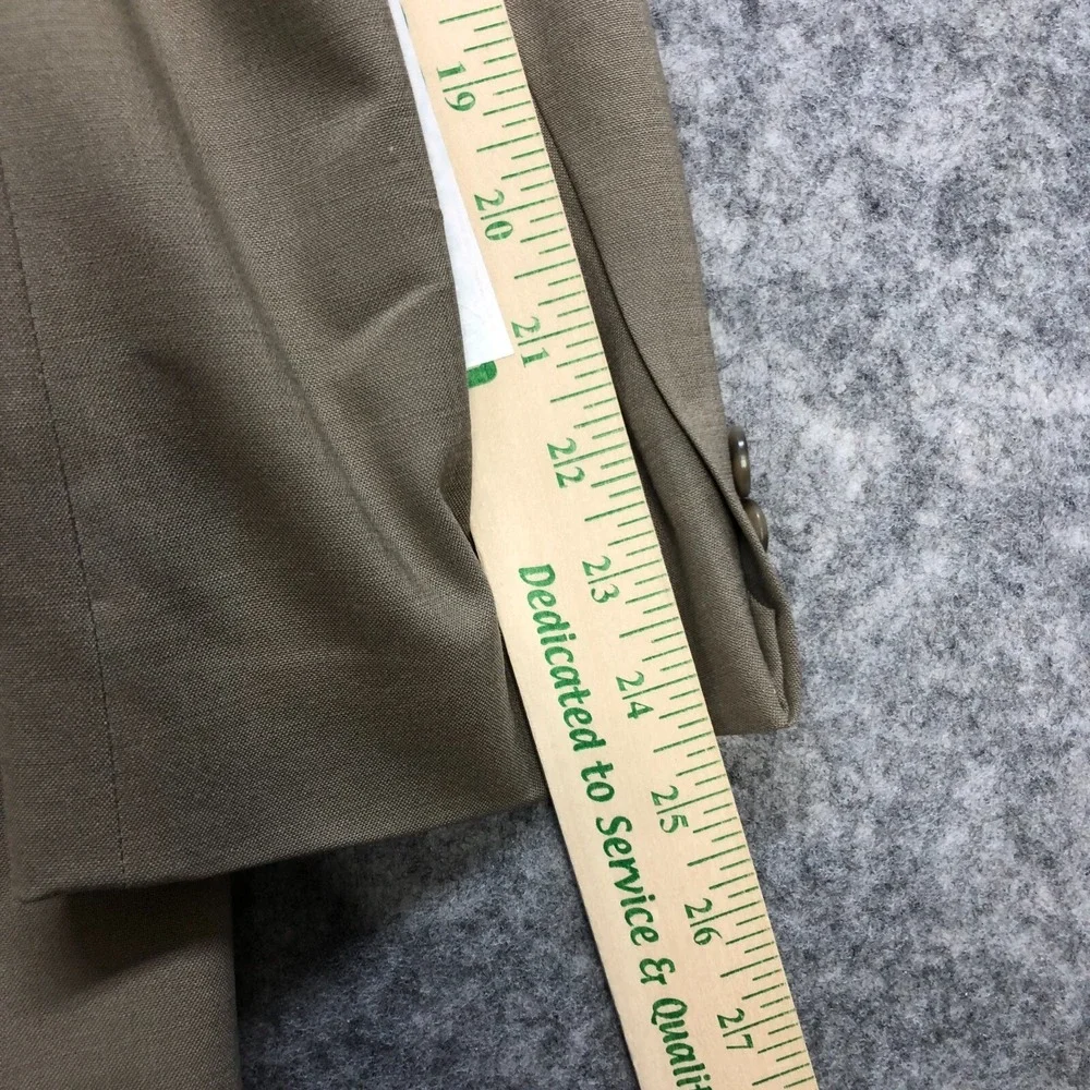 Brooks Brothers 346 Blazer Mens 50 M Tan Wool Stretch 3 Button Sport Coat Jacket